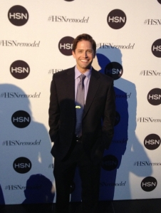 Brett on the red carpet at HSN's Manhattan party