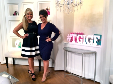 Nikki and Misty Mills on the set of their new Friday night JTV show